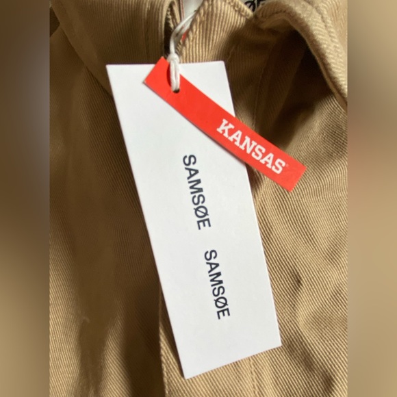 Samsoe Samsoe x Kansas - camel/khaki one piece jumpsuit men’s size small - Picture 4 of 5